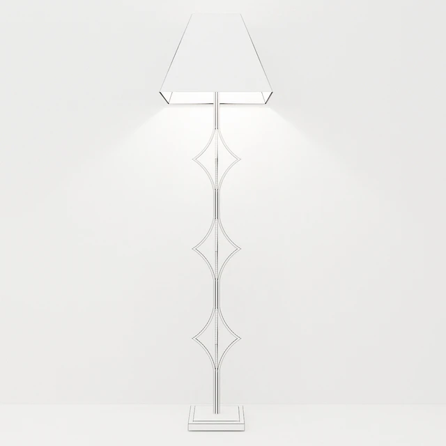 The fireplace is marble with a biotope, floor lamps and a picture. — Descargar
