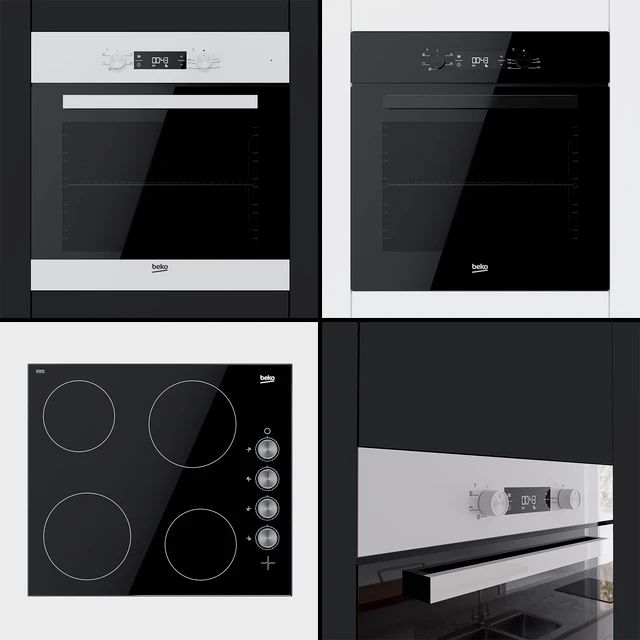 Beko - духовые шкафы BIF22300B, BIF22300W и варочная поверхность CIHV21 — Скачать