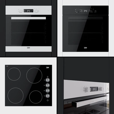 Beko - духовые шкафы BIF22300B, BIF22300W и варочная поверхность CIHV21 — Скачать