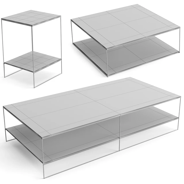 Minotti Liam coffee table set — Скачать