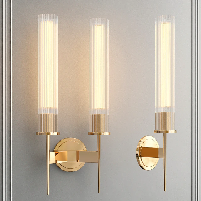 Sconce with glass shade — Descargar