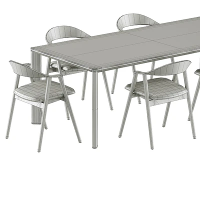 Dining set 4 by CoshLiving Kett — Ver 3
