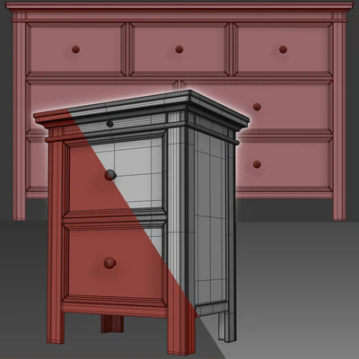 Chest and nightstand Woodanville. Dresser, nightstand by Ashley — Ver 2