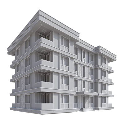 Modern Residential Building 013 — View 2