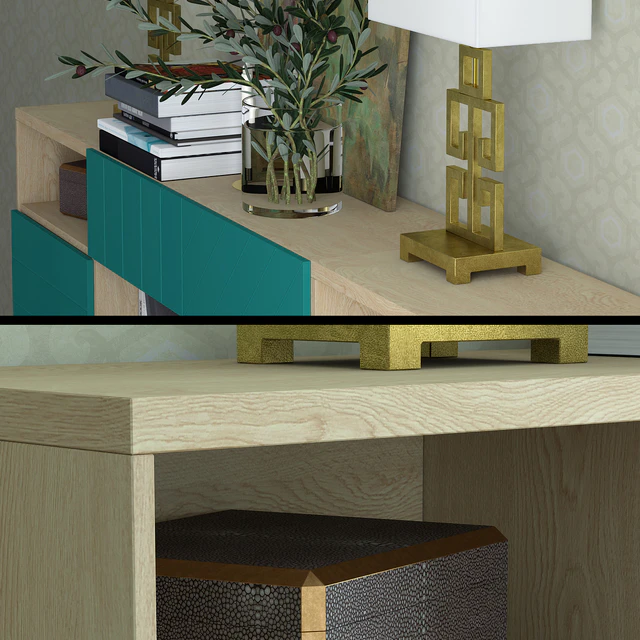 Комбинация для хранения Ikea Бесто / Халлставик ( сине - зелёный). — Скачать