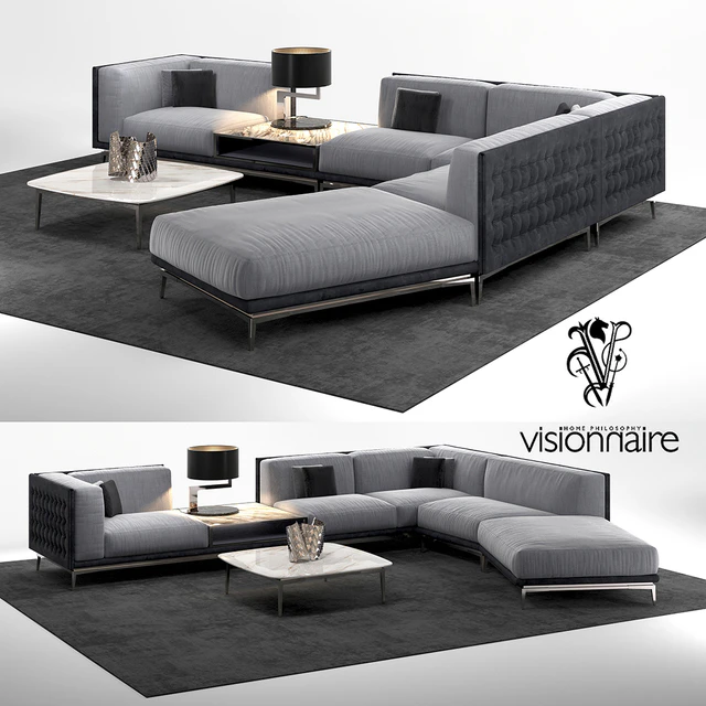 Visionnaire Legend L sofa set — Скачать