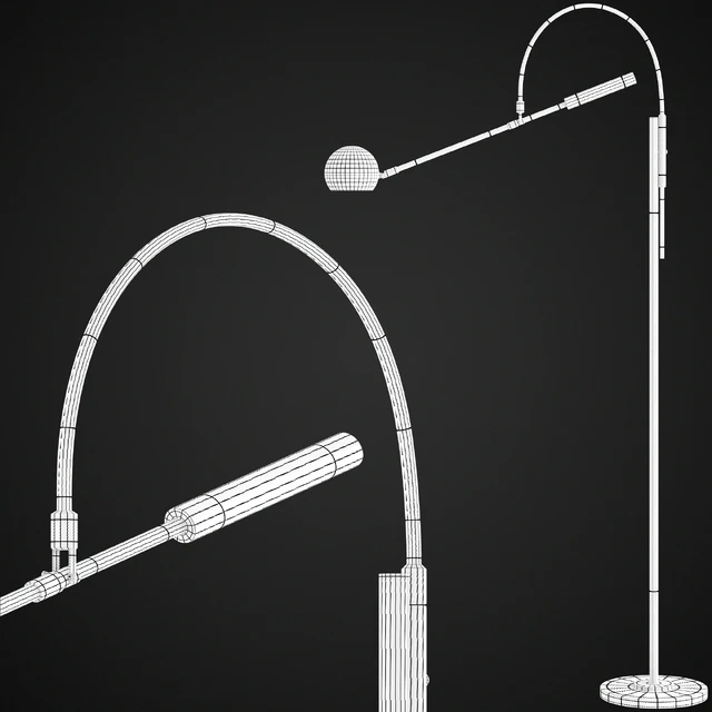 Floor lamp Restoration Hardware Orbiter II — Скачать