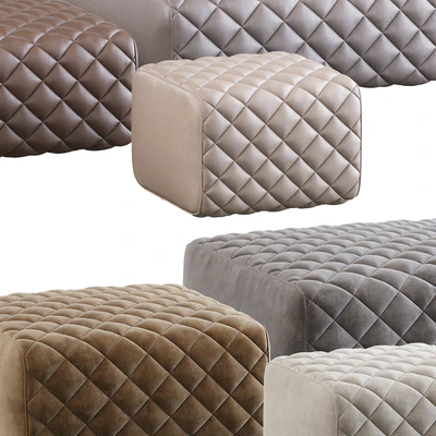 ASHLEY Pouf by Minotti — View 3
