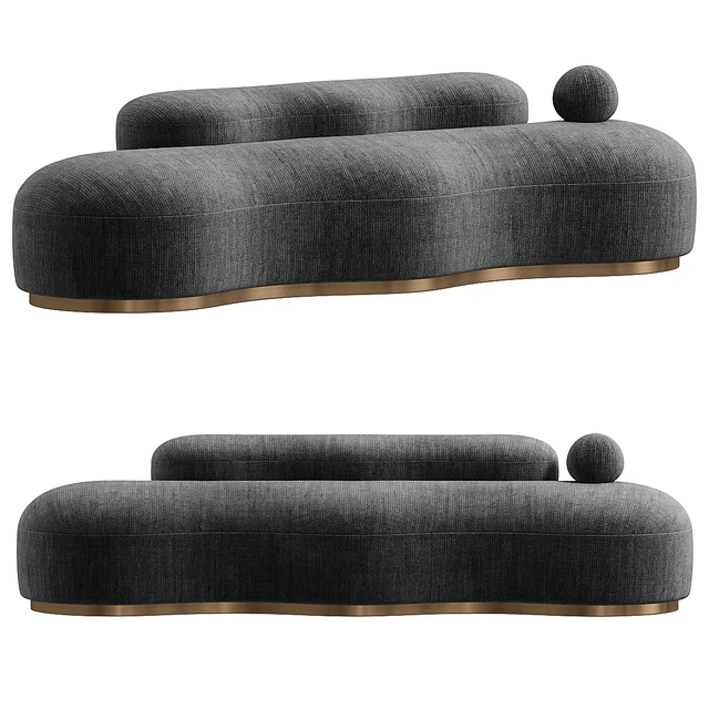 Wavy Sofa by Melis Tatlicibasi — Скачать