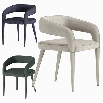 LISETTE GRAY DINING CHAIR CB2 — Ver 3
