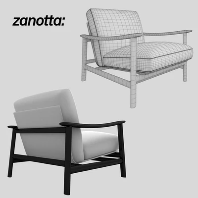 zanotta sushi armchair — Ver 2