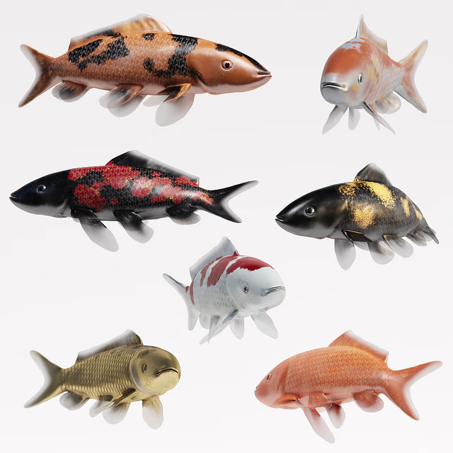 Koi Fish for Ponds and Lakes (Med-Poly) — Descargar