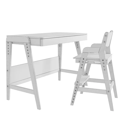Growing table and chair for Woody baby — Ver 2