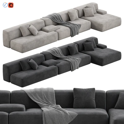 Lema Cloud Modular Sofa Set 12 — Ver 1