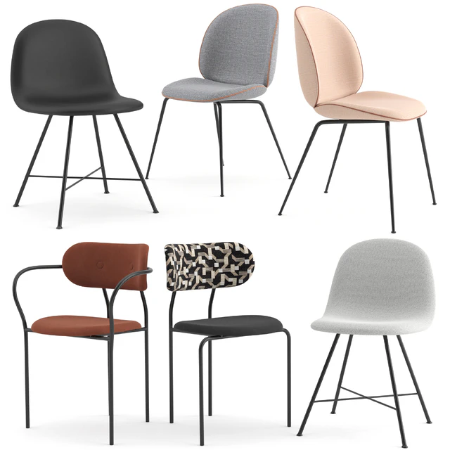 GUBI Dining Chairs Collection — Скачать