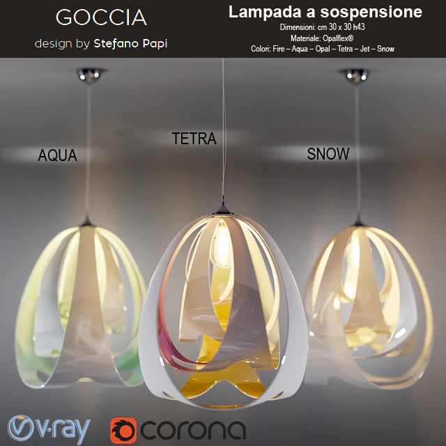 GOCCIA Lampada a sospensione — Descargar