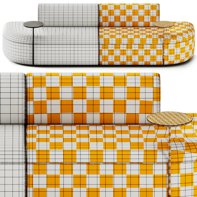 ARTIKO Sectional modular fabric sofa AT 11 by MDD — Descargar
