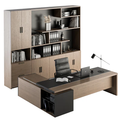 Office Furniture - Manager Set 18 — Ver 1