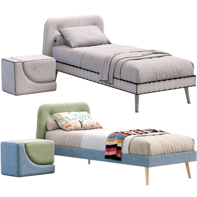 Cleo Single  Bed By Nidi — Скачать
