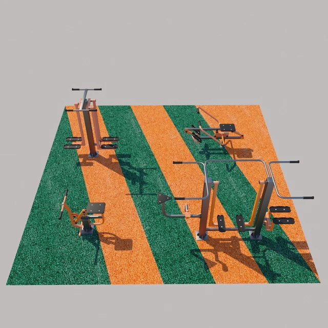 Street fitness equipment 03 — Descargar