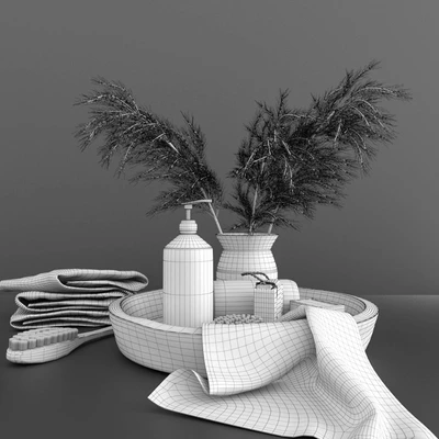 Bathroom decorative set # 5 — Ver 3