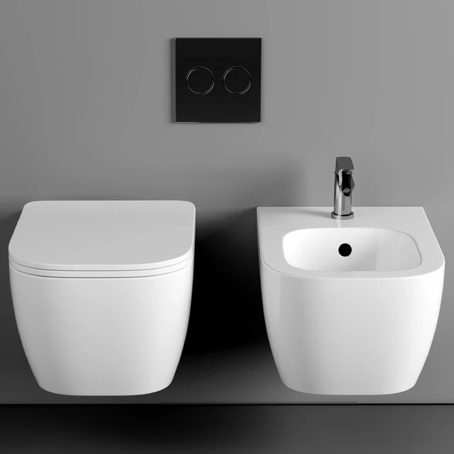 BagnoDesign Attache Rimless Wall Hung Toilet — Descargar