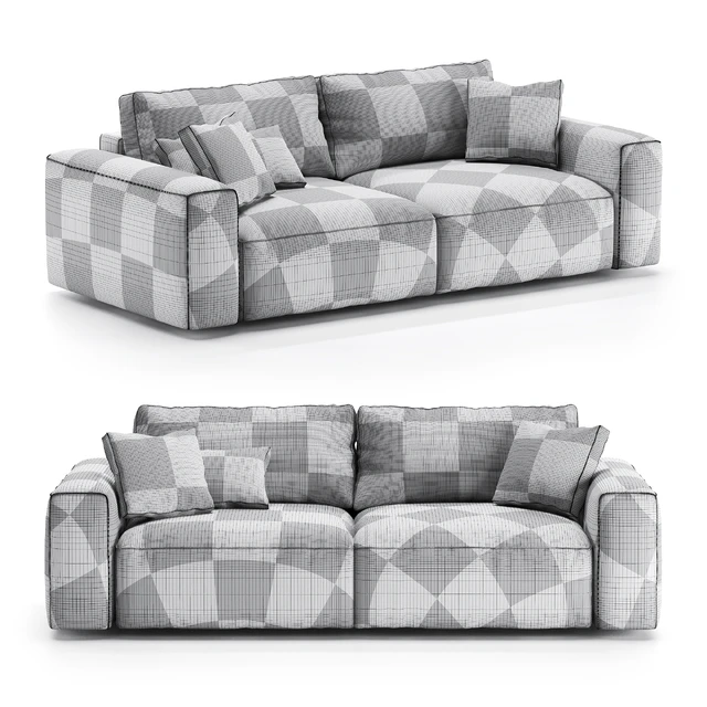 Sofa 2 - seater Rosseto from One&Home — Descargar