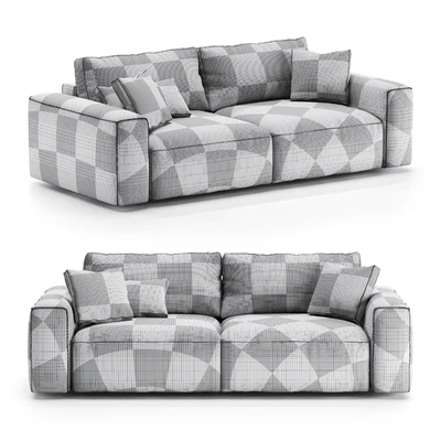 Sofa 2 - seater Rosseto from One&Home — Ver 3