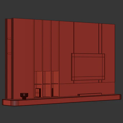 TV wall 013 — Ver 3