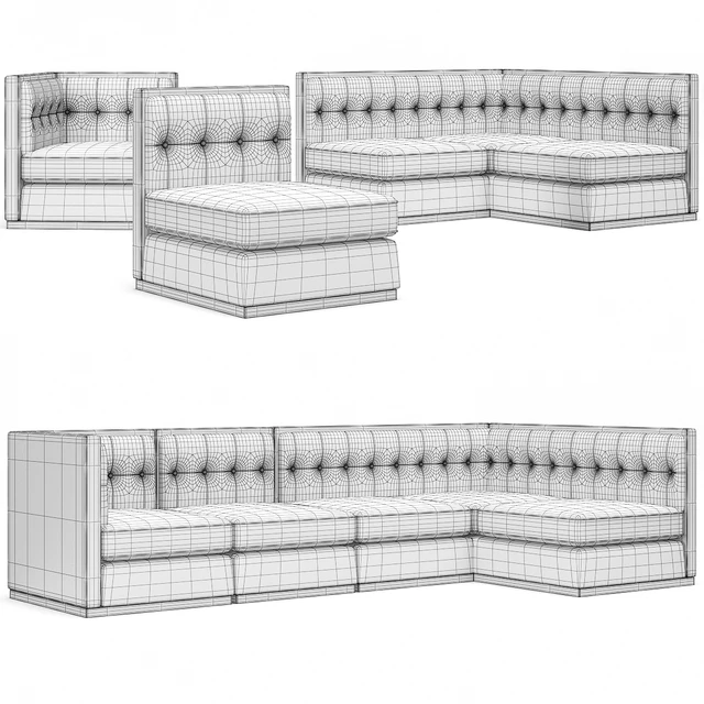 Modular Club Sofa — Скачать