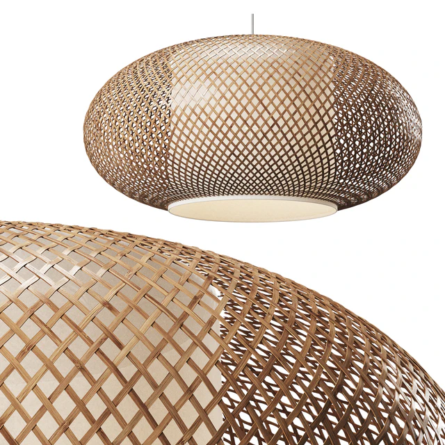 Set of Wicker lamps #4 — Скачать
