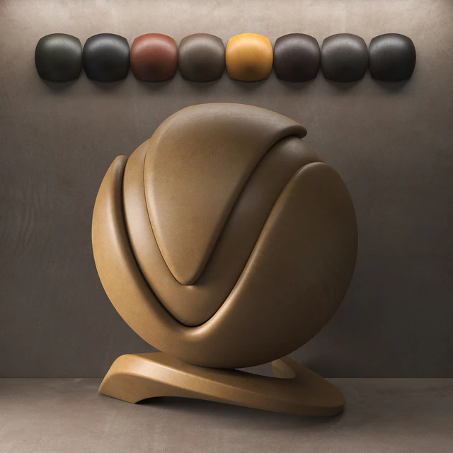 A set of materials "Waxy leather pull up" — Descargar
