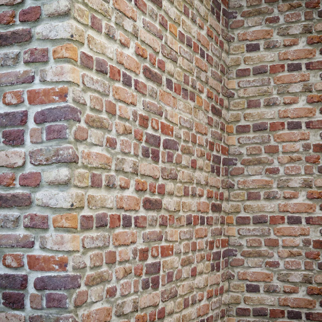 Brick wall with corners — Descargar