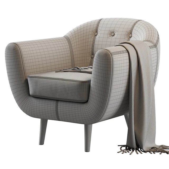 Armchair Rotterdam Tesla Gray — Descargar