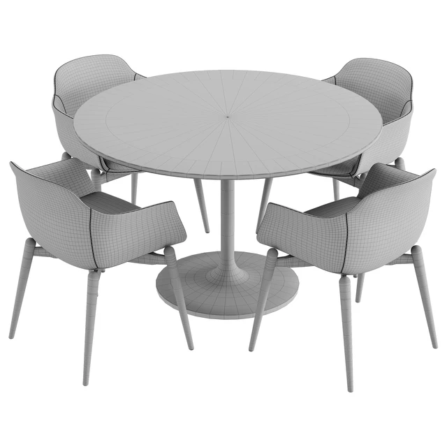 Marelli & Crate & Barrel Nero dining set — Descargar