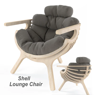 Shell Lounge Chair — Ver 1