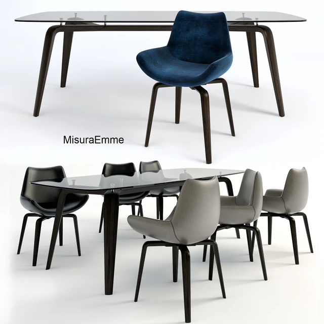 MisuraEmme GRAMERCY table ARCHETTO chair — Скачать