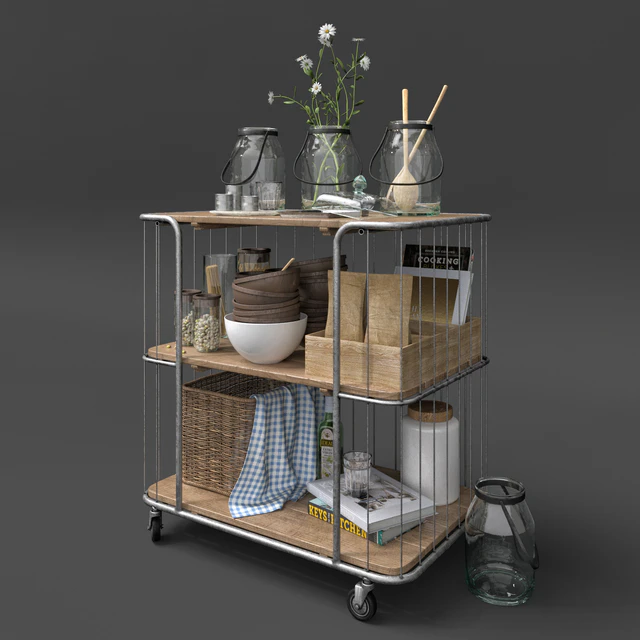 Kitchen trolley. Kitchen Set Stockholm. — Descargar
