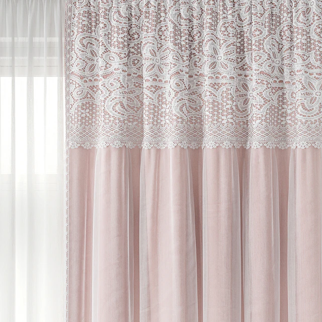 Curtains with lace — Descargar
