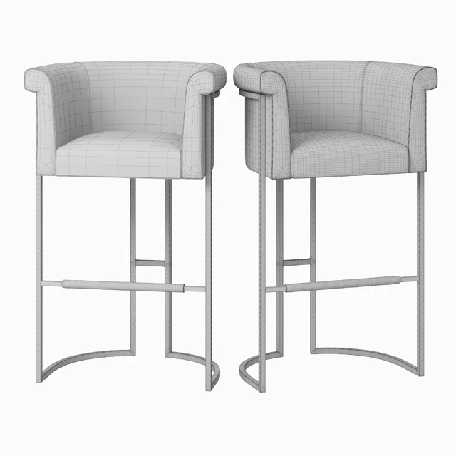 Baker Diolite Barstool — Скачать