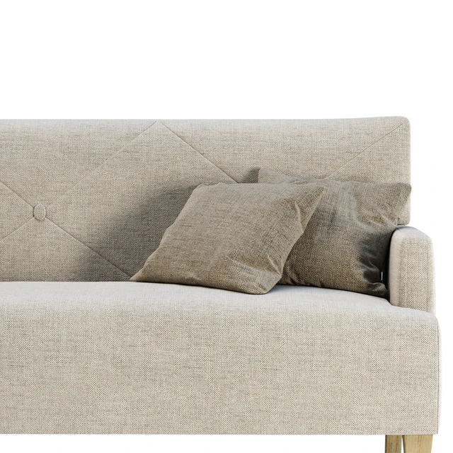 HBF Brentwood Sofa with button back / Triple sofa — Descargar