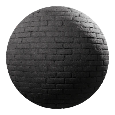 painted running bond brick wall texture black — download