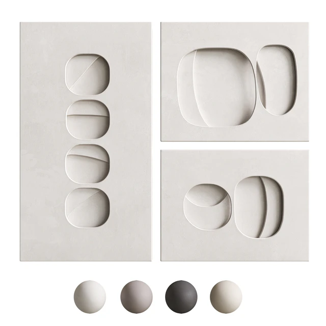 3DArt Relief3 in the style of spacialism — Descargar