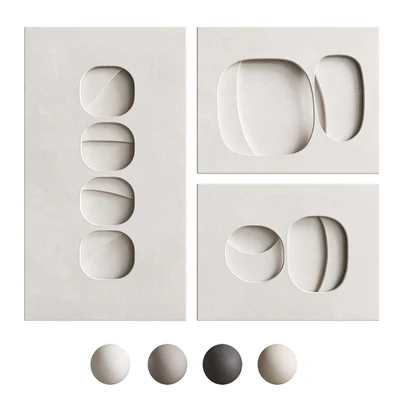 3DArt Relief3 in the style of spacialism — Ver 1