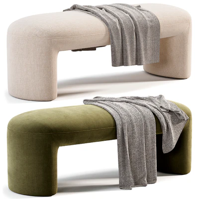 Mira Bench Pouf By Trithouse — Вид 3