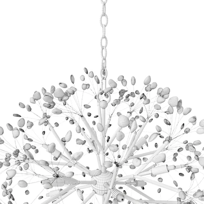 Spherical Twelve-Light Quartz Chandelier — Вид 3