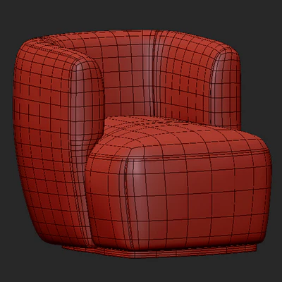 Bouclette nidou armchair — Вид 2