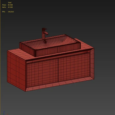 Cabinet with A Sink in A Bathtub Mobo Barno C — Ver 2