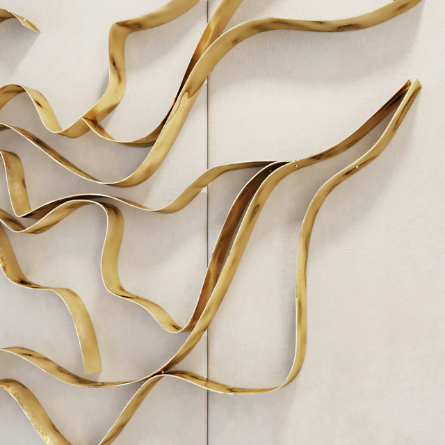 Waves   Metal wall panel — Descargar