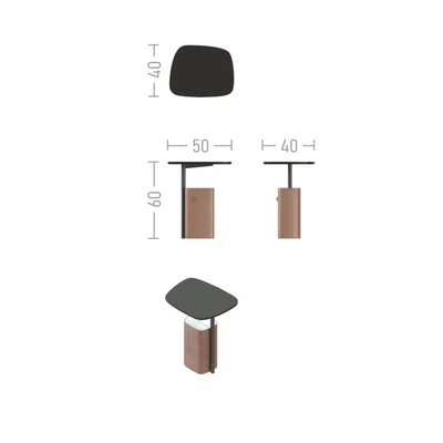 Series of Tables "Poppies" Tok Furniture — Ver 3